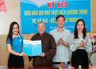 Ban Trị sự GHPGVN tỉnh ký kết Chương trình “Mẹ đỡ đầu - Kết nối yêu thương”, nhận đỡ đầu 09 trẻ mồ côi có hoàn cảnh đặc biệt khó khăn